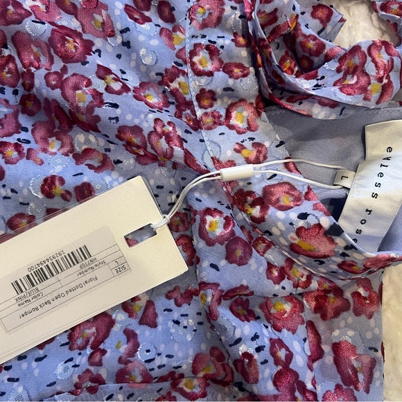 Endless Rose Floral Mini Dress - Blue and Pink. Size L - Picture 1 of 10
